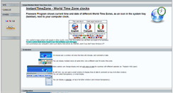 Desktop Screenshot of instanttimezone.com